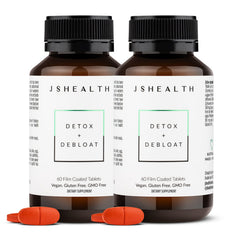 JSHealth Detox Liver bottle displayed, supporting daily liver health and gentle detox.