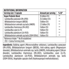 JSHealth probiotic capsules on white background highlight convenient daily use