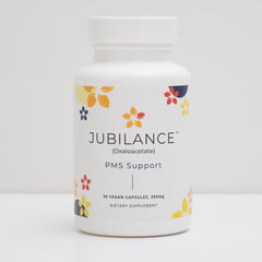 Close-up of Jubilance oxaloacetate capsule showing smooth coating.