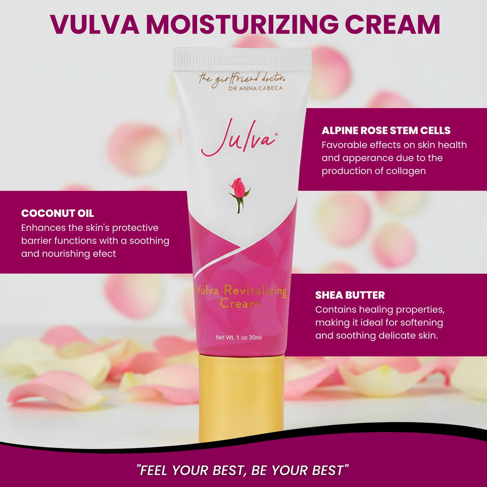 Julva with shea butter close-up demonstrating skin softness.