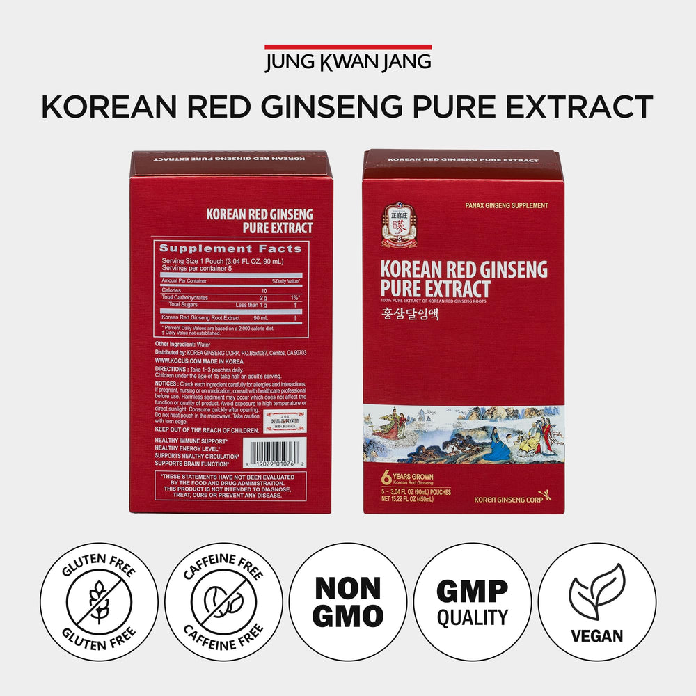 JUNG KWAN JANG 30-count packaging on shelf emphasizes value and accessibility.