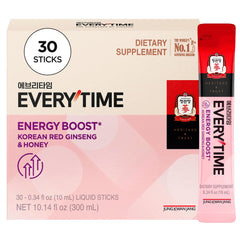 JUNG KWAN JANG Everytime Energy Stick front packaging for caffeine-free energy on the go
