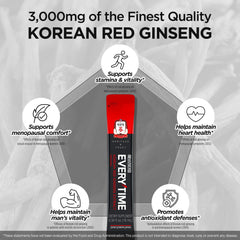 Jung Kwan Jang Everytime red ginseng stick vegan and caffeine-free