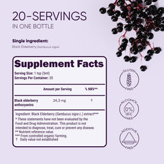 Elderberry syrup on a kitchen counter for family use