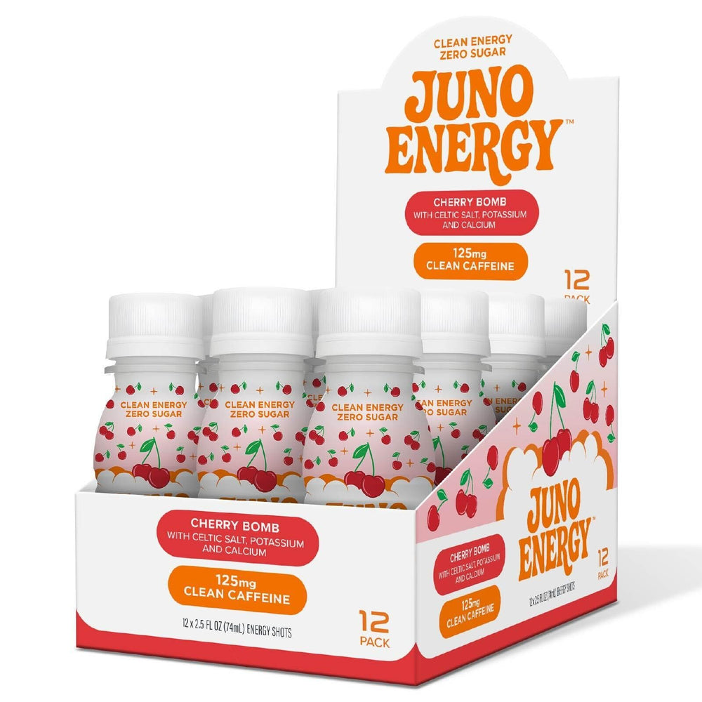 JUNO Energy Shot travel scene highlights easy carry in bags.