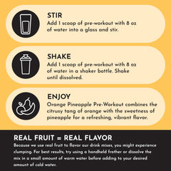 Just Ingredients Pre-Workout beta-alanine and citrulline malate on the label for endurance potential.