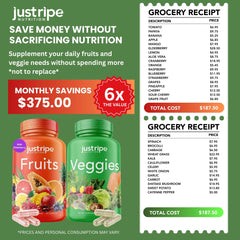 Just Ripe Nutrition label view communicates vegan, pure ingredients and whole-food blend