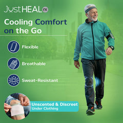 JustHeal RX lidocaine patch inner seal preserves freshness