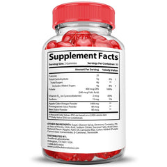 Justified Laboratories Blast Off Keto ACV gummies texture close-up shows chewy pectin base