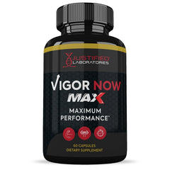 Justified Laboratories Vigor Now 1600MG packaging side view