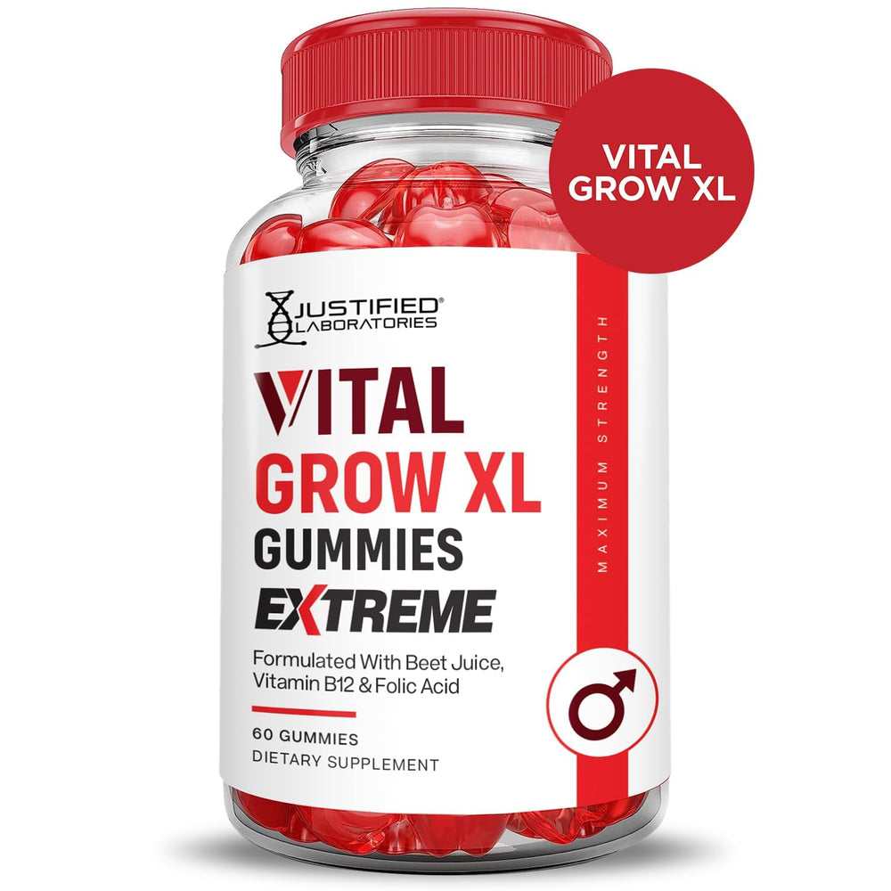 Justified Laboratories Vital Grow XL Extreme beet juice component visuals