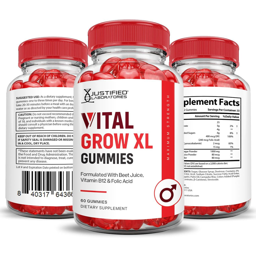 Justified Laboratories Vital Grow XL flavor swatch hints at tangy natural taste