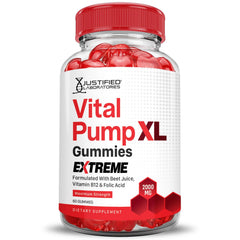 Justified Laboratories Vital Pump XL ingredients featuring beet juice.