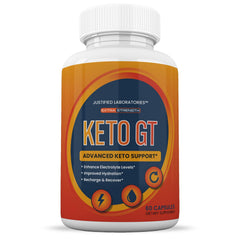 Apple cider vinegar ingredient in Justified Laboratories Keto GT for keto-friendly use.