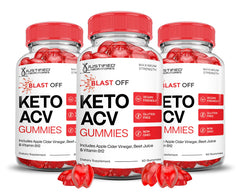 Justified Laboratories Blast Off Keto ACV Gummies bottle for on-the-go daily wellness