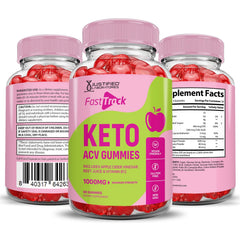 Justified Laboratories Fast Track Keto ACV Gummies five-pack packaging for value and convenience
