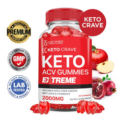 Justified Laboratories Keto Crave Gummies ingredient blend highlighting beet root and B12