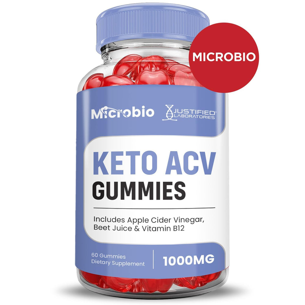 On-the-go bottle of Microbio Keto ACV Gummies ready to enjoy