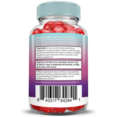Justified Laboratories Ultra Prime Keto ACV Gummies ingredients chart preview