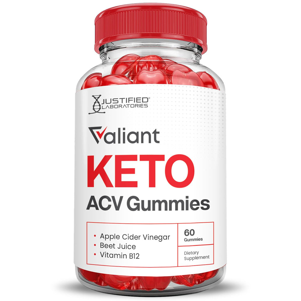 Justified Valiant Keto ACV Gummies close-up captures vibrant flavor and texture.