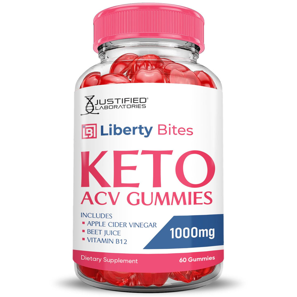 Justified Liberty Bites packaging display hints at vegan, non-GMO formula.