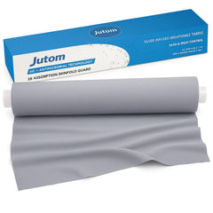 Jutom skinfold dry sheet roll shows generous length for cutting to fit