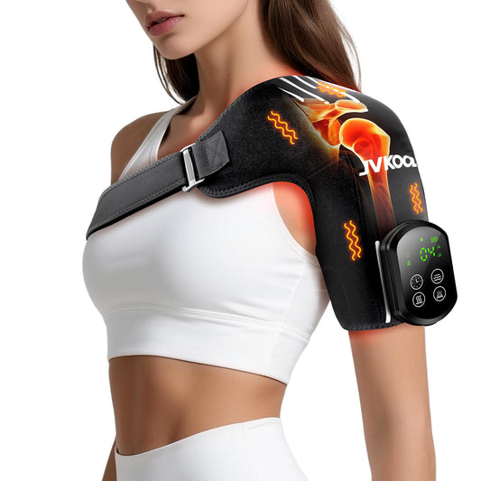 JVKOOL shoulder therapy device front view for targeted relief.