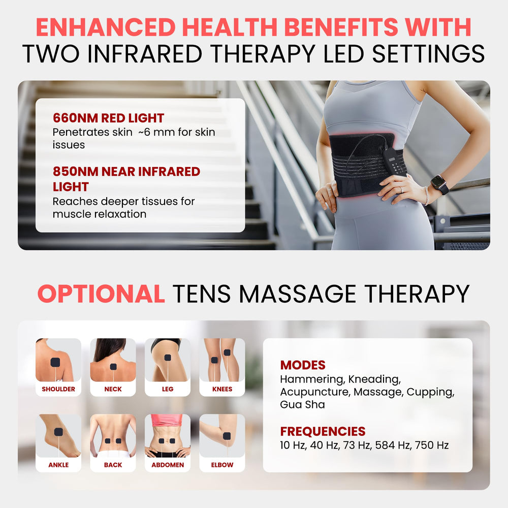 Massage mode icons showing Hammering and Kneading for muscle relief