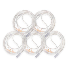 JWYN 5-pack Salter-style nasal cannula with 50 ft tubing for extended oxygen delivery