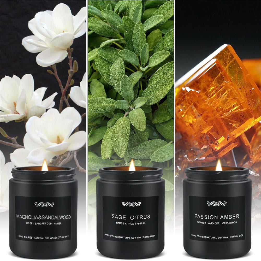 JXDLSQ Magnolia and Sandalwood candle adds calm to evenings