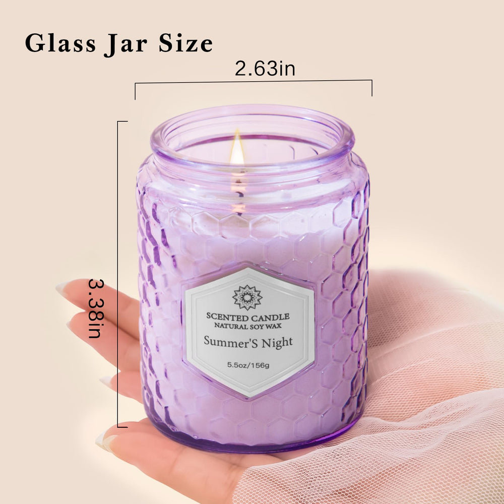 JXDLSQ Sandalwood Rose jar candle exudes luxurious space fragrance.