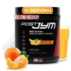 JYM Post JYM Active Matrix Mandarin Orange tub front supports post-workout recovery