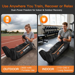 JZBRAIN 360-degree full-leg coverage ensures even compression.