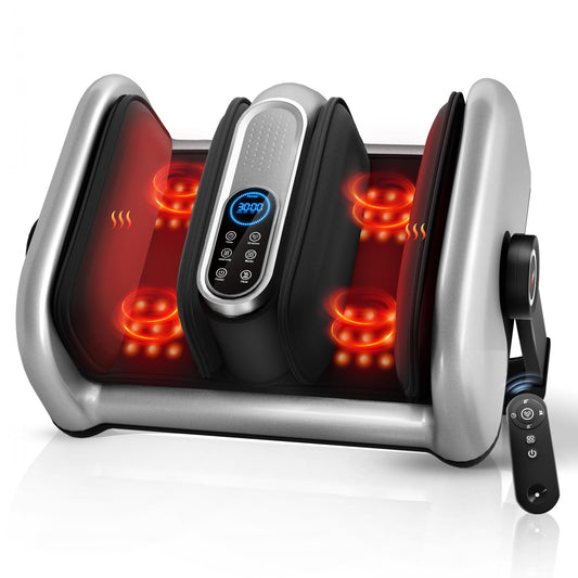 JZBRAIN shiatsu foot massager rollers for deep kneading relief