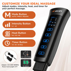 JZBRAIN user wearing the massager at a desk for relaxation