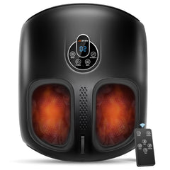 JZBRAIN shiatsu foot massager front view highlights compact design for home use and easy setup