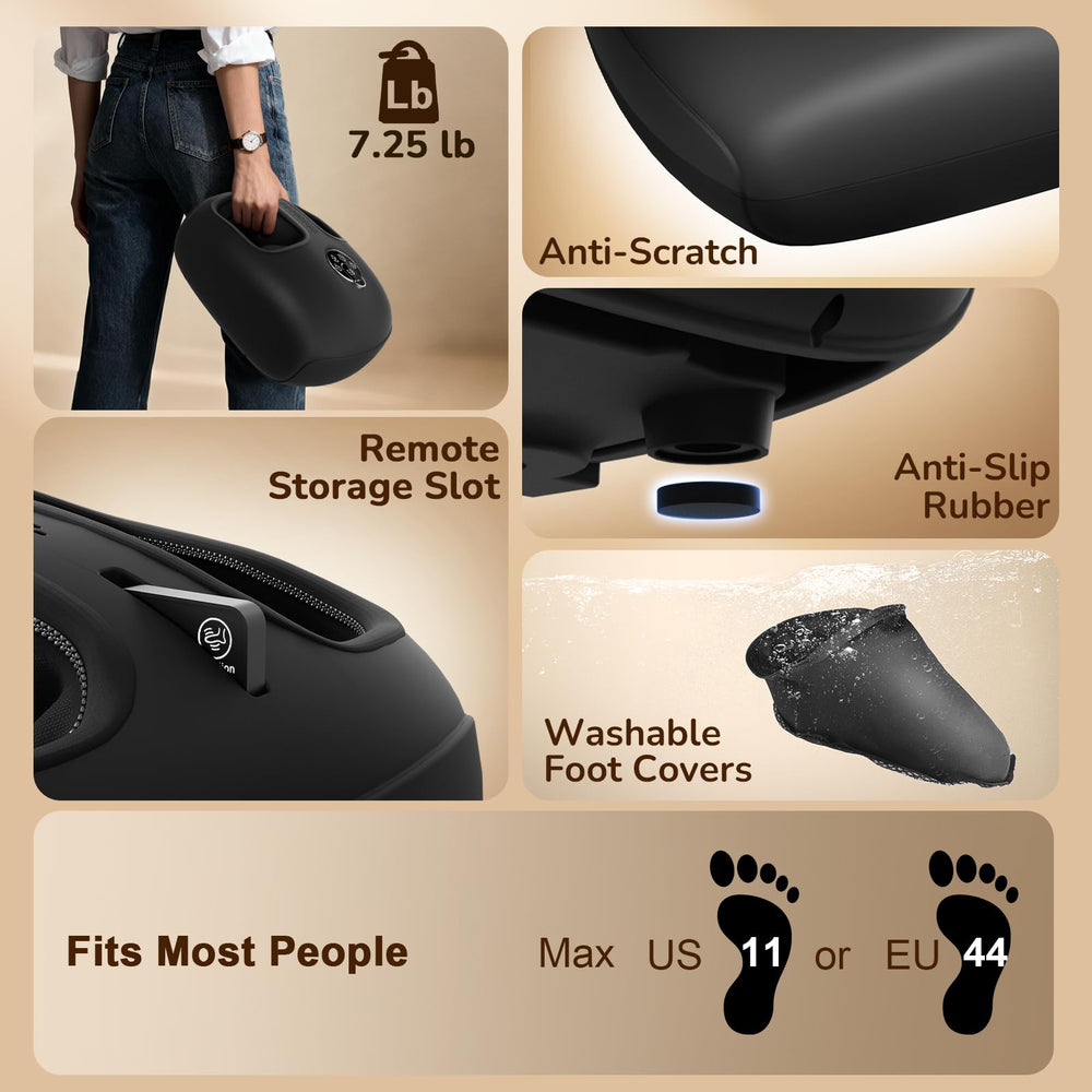 JZBRAIN heel-kneading action targets foot pressure points