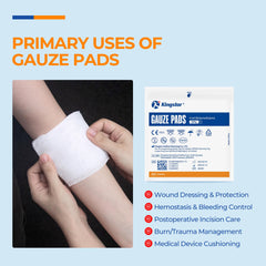K Kingstar open wound dressing suitable for abrasions, cuts, and minor burns.