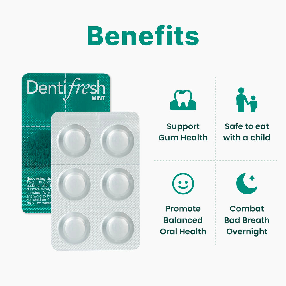 K-NUTRA Dentifresh Mint bottle inside view illustrating compact design.