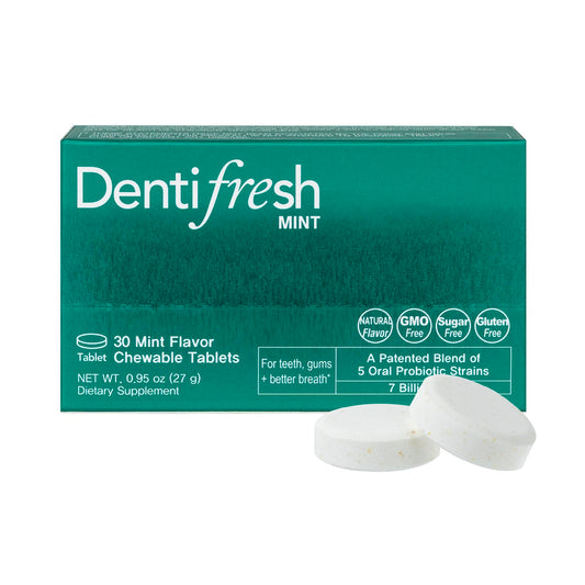 K-NUTRA Dentifresh Mint pack front for travel-friendly daily use.