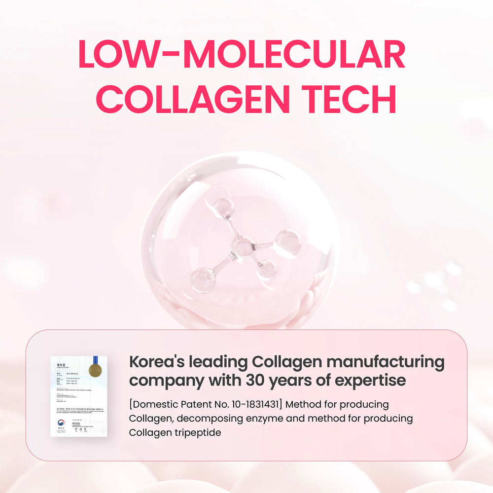 K-NUTRA K-Collagen Soft Peach Biotin supports hair and nails.