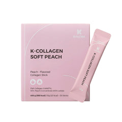 K-NUTRA K-Collagen Soft Peach stick for on-the-go beauty support and easy dosing.