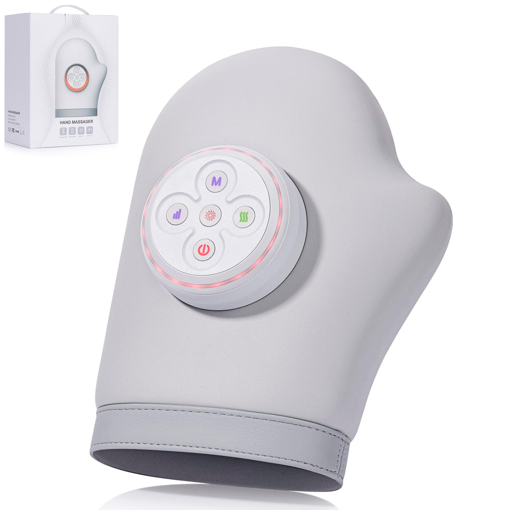 Kaaeiccr hand massager palm-and-fingers wrap delivers full coverage