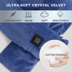 KADORVA neck wrap with three heat settings for personalized comfort.
