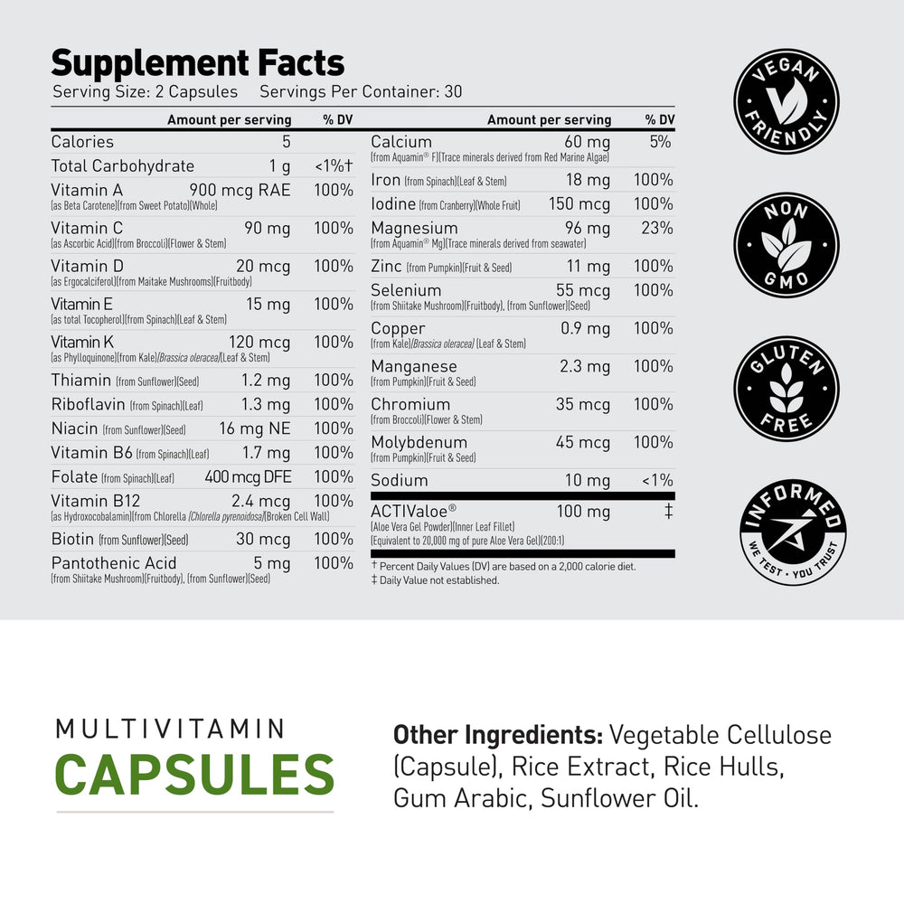 Kaged Multivitamin 30 servings packaging