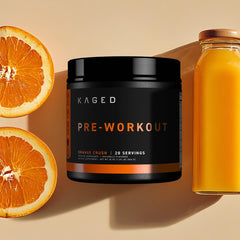 Prepared drink in a glass conveying ready-to-work energy.