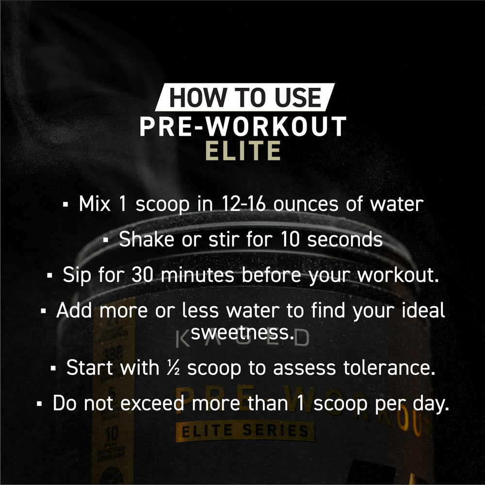 Kaged Pre-Workout Elite huperzine-a focus support