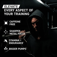 Kaged Pre-Workout Elite ingredient label emphasizes Creatine HCl and CarnoSyn beta-alanine.