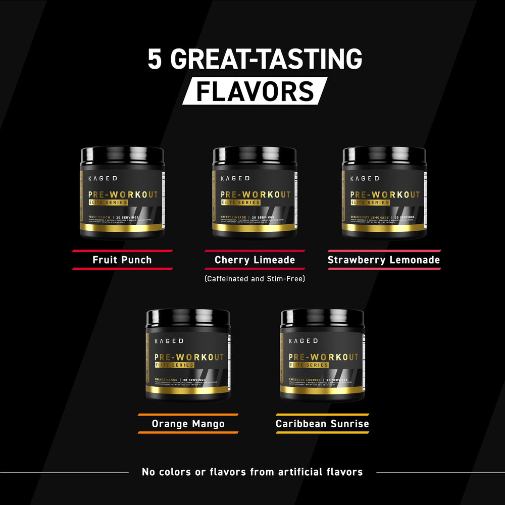 Kaged Pre Workout Elite NO3-T label closeup on the can