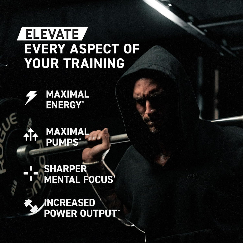Kaged Pre Workout Elite PurCaf caffeine adds a clean energy lift.
